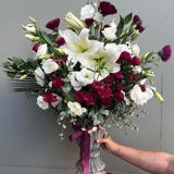 Gümüş Vazoda Özel Şıklık